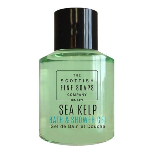 The Scottish Fine Soaps Company Sea Kelp Bath Gel 30ml Bottle