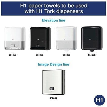 Tork Matic Advanced Paper Hand Towels H1 Rolled White 2 Ply 0.588 m 290067 150 m Pack of 6