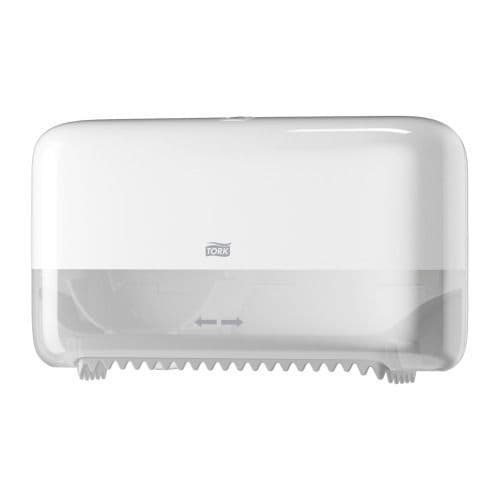 Tork Twin Coreless Mid-size Toilet Roll Dispenser T7 (558040) - 24722