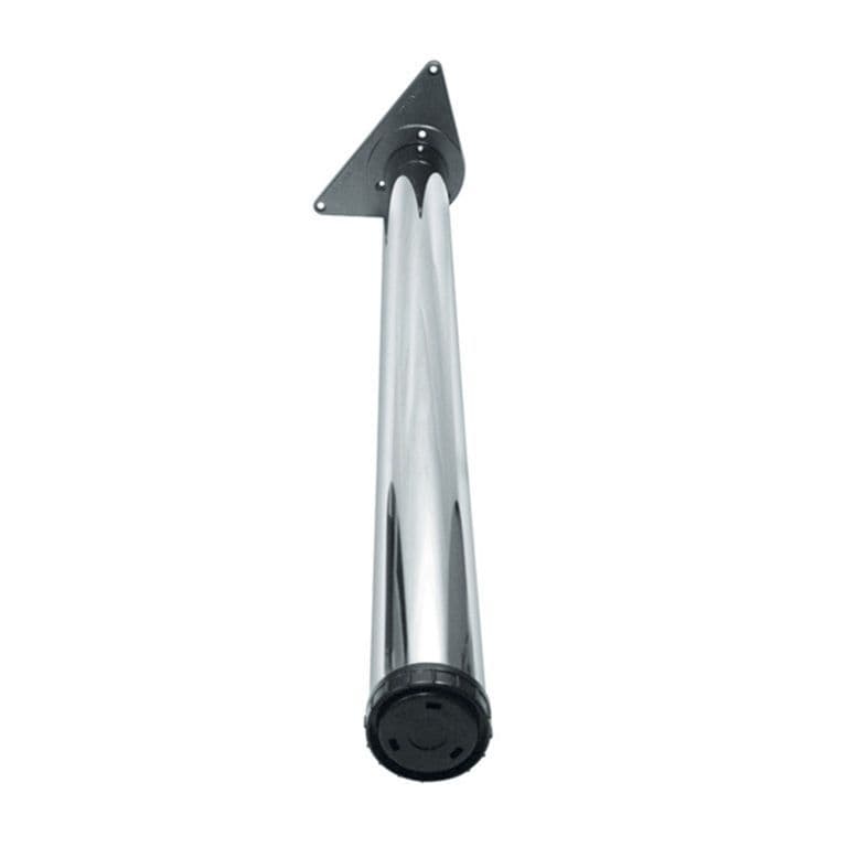 Chrome Worktop Leg - 870mm