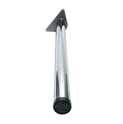 Chrome Worktop Leg - 870mm