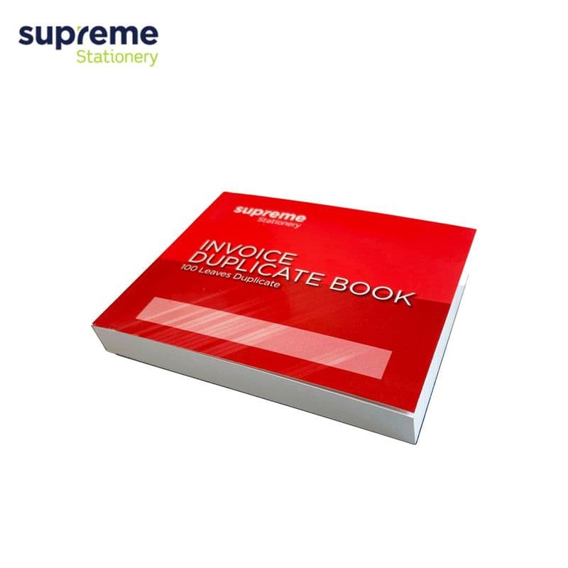 Supreme Stationery Invoice Duplicate Book