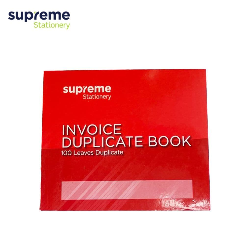 Supreme Stationery Invoice Duplicate Book