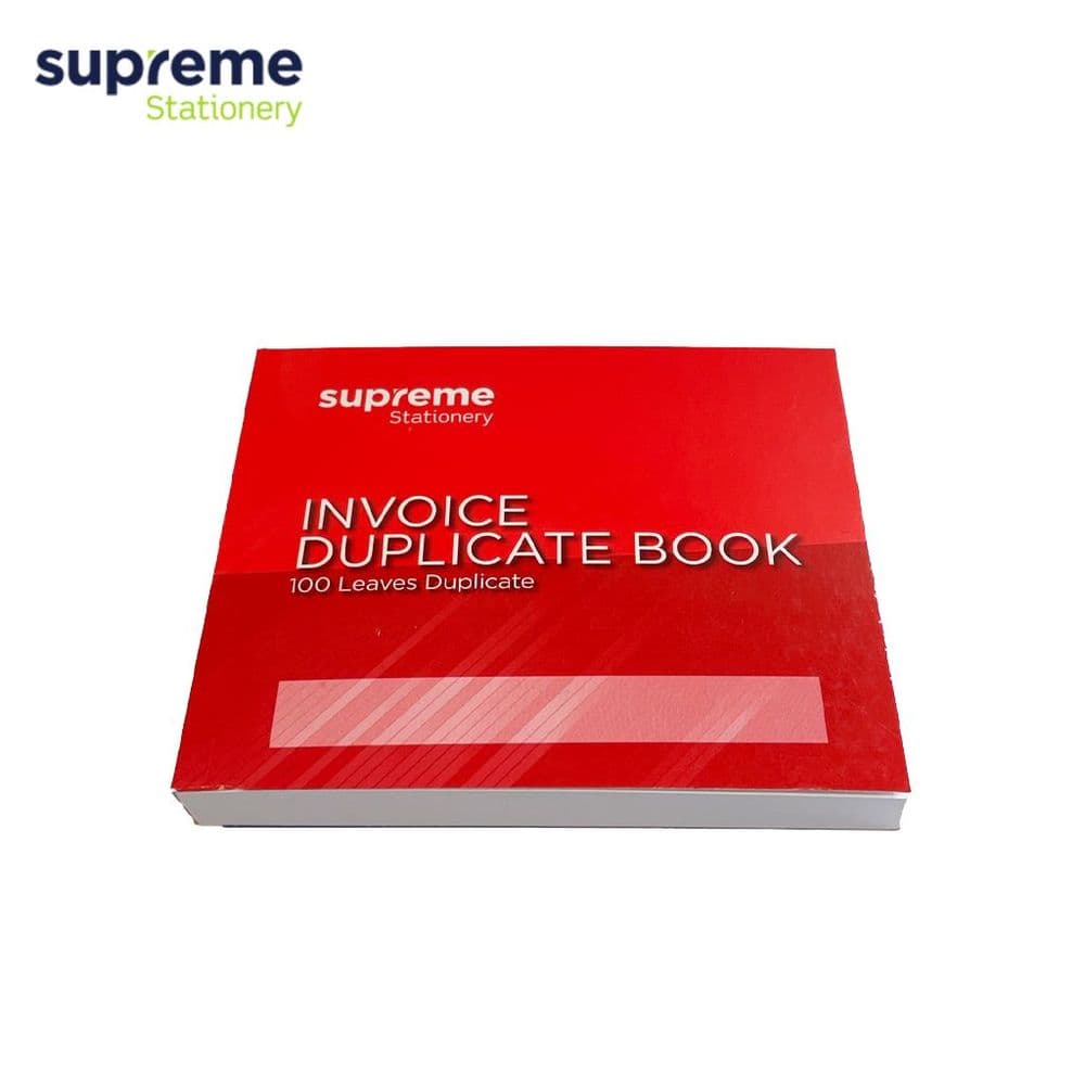 Supreme Stationery Invoice Duplicate Book