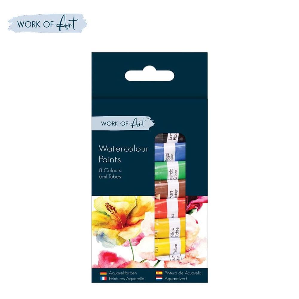 Work of Art Watercolour Paints 8x6ml