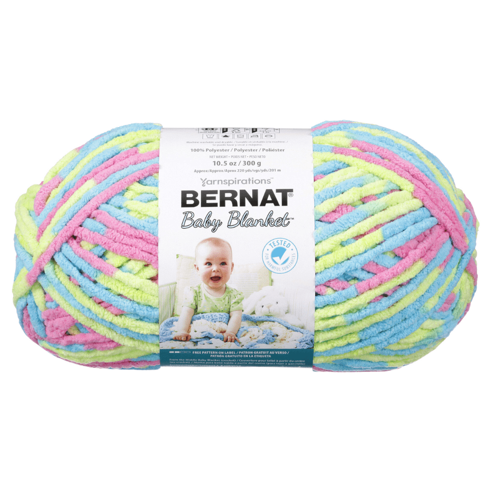 Bernat Baby Blanket Yarn 300g Jelly Beans 04324