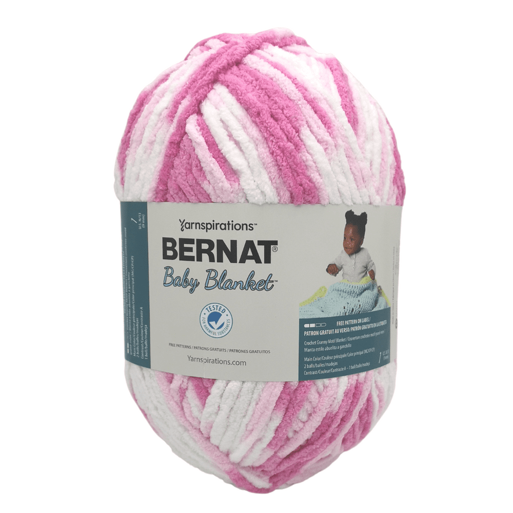Bernat Baby Blanket Yarn 300g Pink Dreams 04412