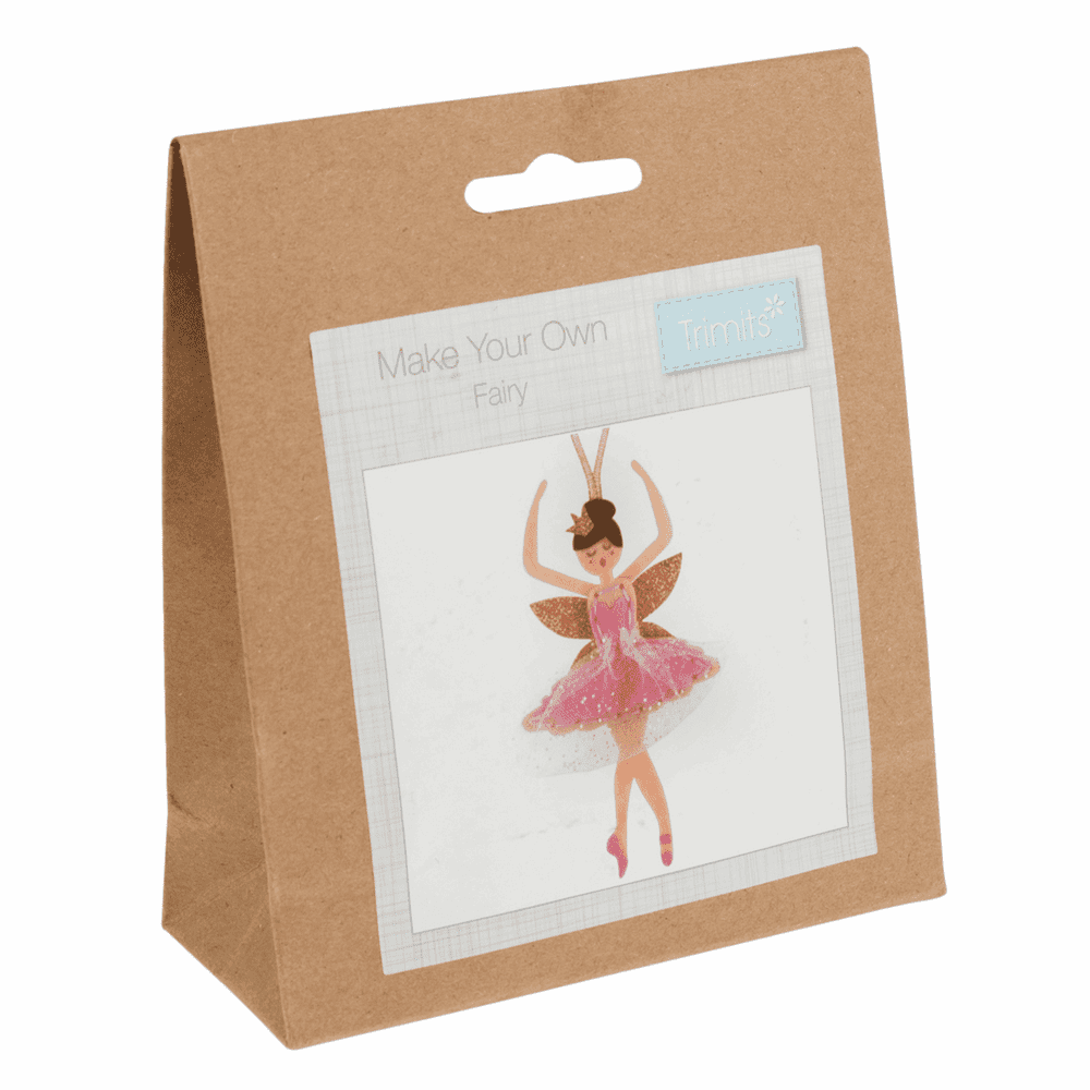 Trimits Christmas Felt Decoration Kit Sugar Plum Fairy