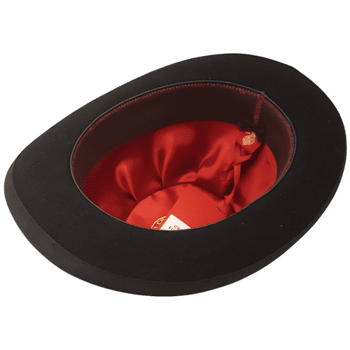 Black Fur Felt Bowler Hat Christys with Leather Sweatband