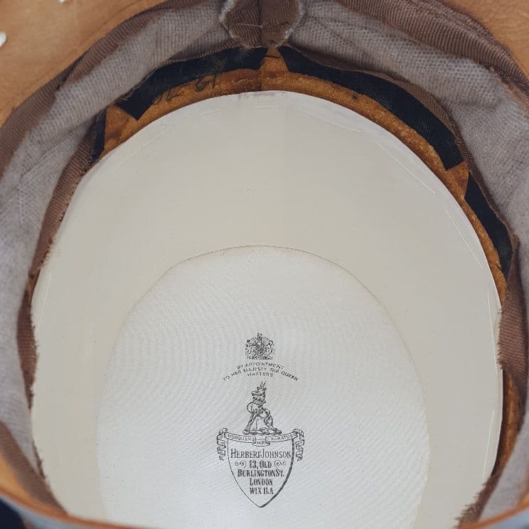 Vintage 61cm Black Hunting Top Hat Size 7&1/2 Melusine Not Silk Top