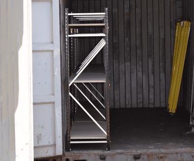 10 Foot Container racking - 1 sided