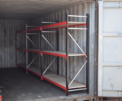 20 Foot Container racking - 1 sided
