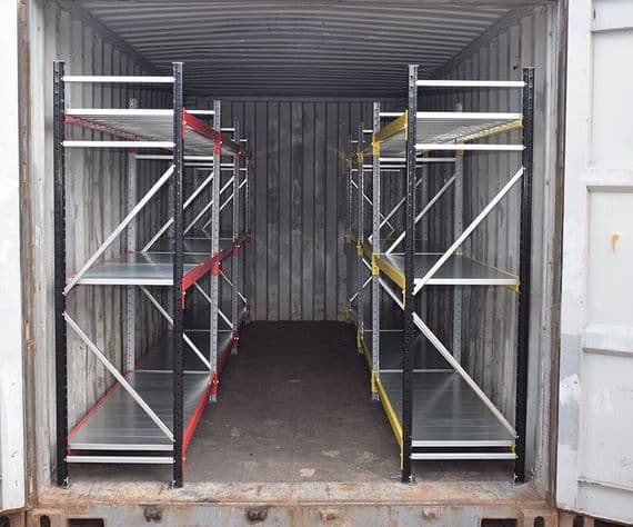 40 Foot Container racking - Double sided
