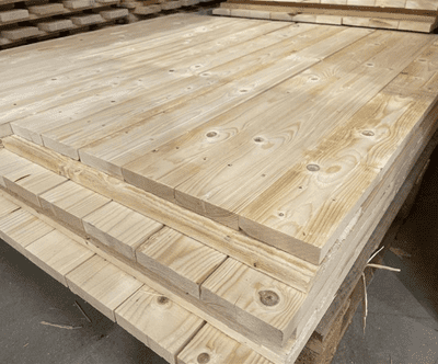 Close boarded decking - 1100mm deep