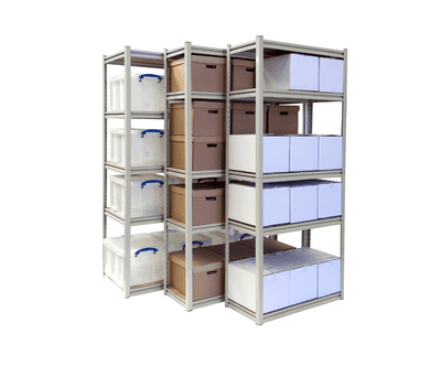 Easy Assemble Shelving - 2000mm High x 900mm Wide x 600mm Deep