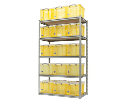 Easy Assemble Shelving - 2400mm High x 1200mm Wide x 400mm Deep