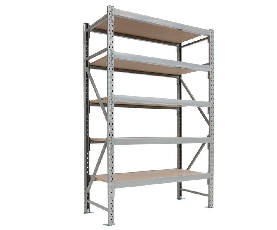 Grey 1200 Wide Longspan Racking