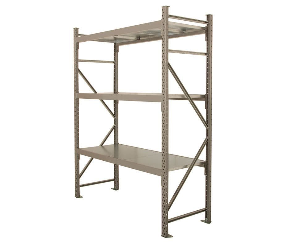Grey 1500 Wide Longspan Racking