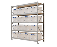 Grey 1800 Wide Longspan Racking