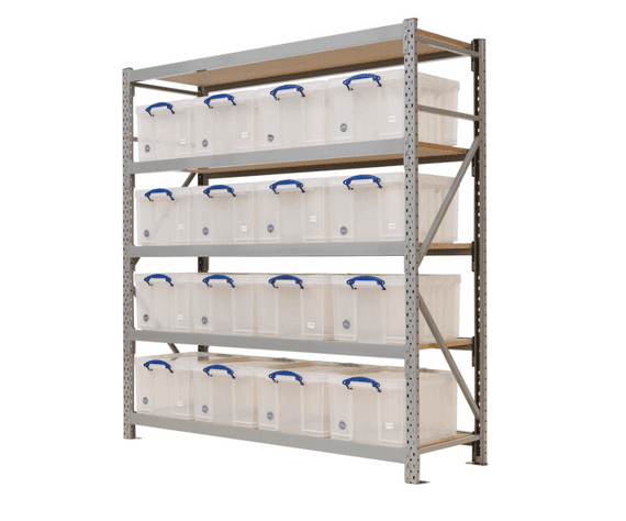 Grey 1800 Wide Longspan Racking