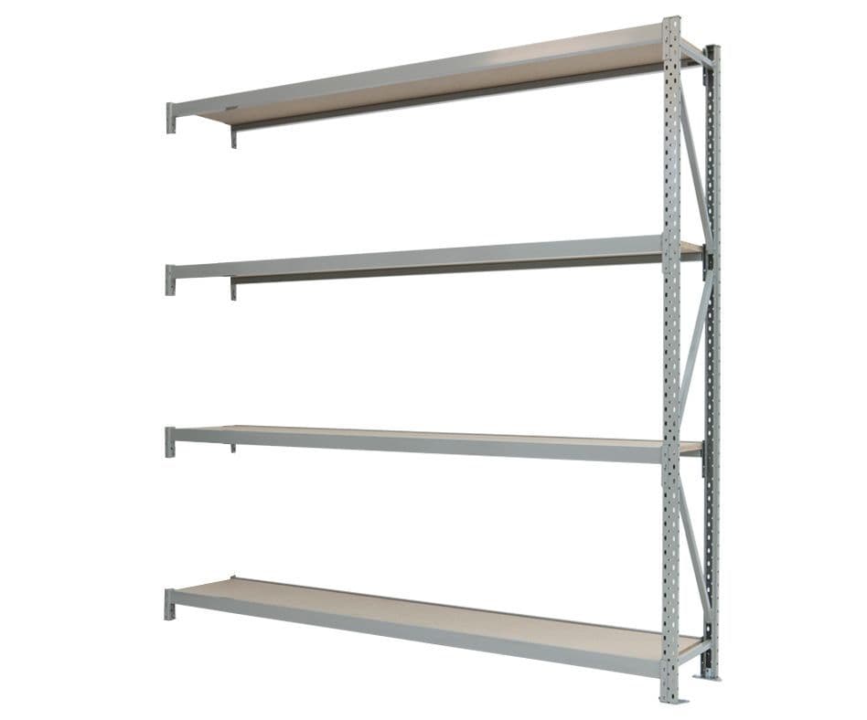Grey 2100 Wide Longspan Racking Extention bay