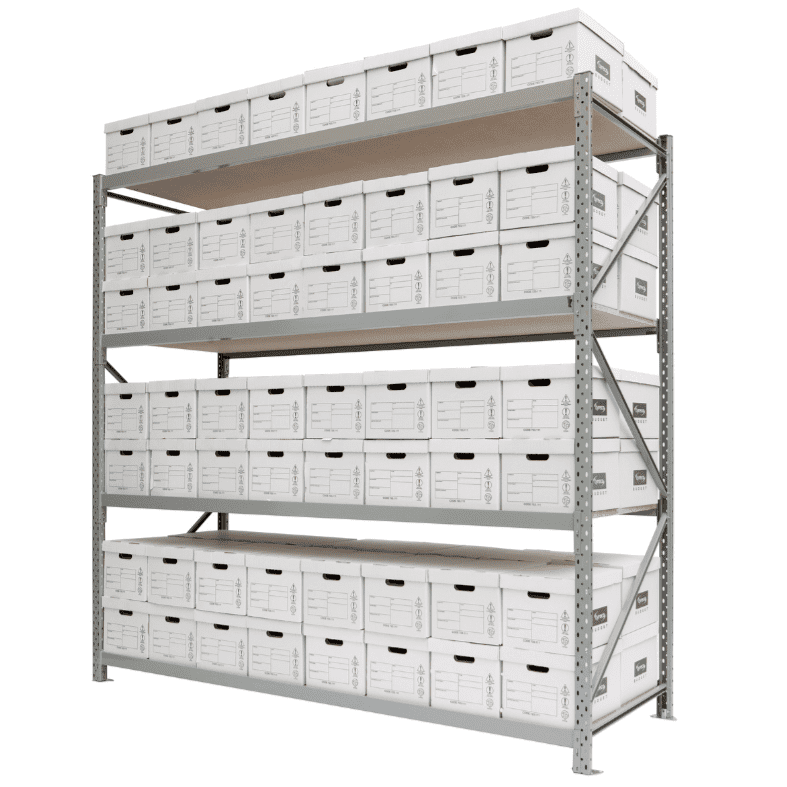 Grey 2400 Wide Longspan Racking