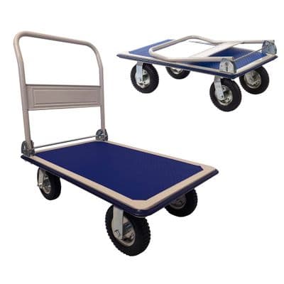 Large wheeled folding trolley