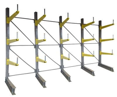Reduced to clear Cantilever racking