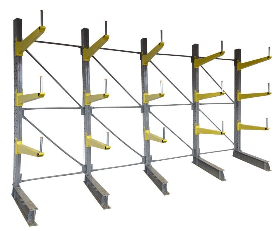 Cataliever Racking Protection Reduced to clear Cantilever racking