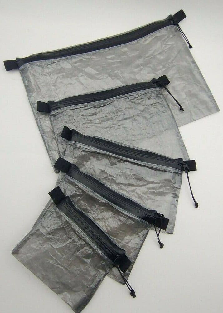 1oz DCF Zip Pouches – 5 sizes – 5.5g+