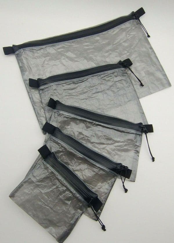 1oz DCF Zip Pouches – 5 sizes – 5.5g+