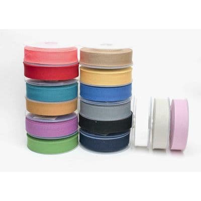 1 Meter Basket Weave Cotton Webbing Belt Tape Strap Bag Making 30mm wide