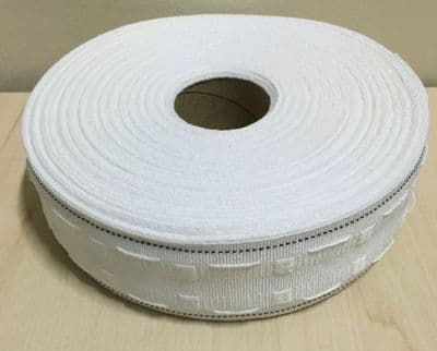 10 METERS 0F CURTAIN HEADING HEADER TAPE~PENCIL PLEAT~50mm (2 Inch) WIDE ~