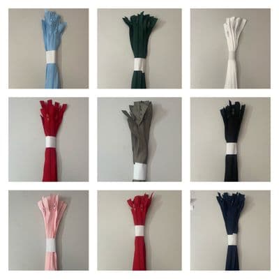 10 x Size 3 Nylon Closed End Autolock Zips~PREMIUM QUALITY~SAME DAY DISPATCH
