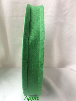 25mm (1 inch) Cotton Bias Binding- VARIOUS COLOURS- VARIOUS LENGTHS