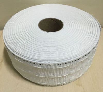 50 METER ROLL 0F CURTAIN HEADING HEADER TAPE~PENCIL PLEAT~75mm~3 Inch)~WIDE ~