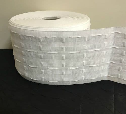 6 INCH 150mm CURTAIN HEADING HEADER TAPE PENCIL PLEAT VARIOUS LENGTHS