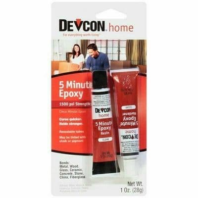 Devcon 1oz 5 Minute Epoxy (2x 0.5oz Tubes) Glue , UK STOCK , SAME DAY DISPATCH