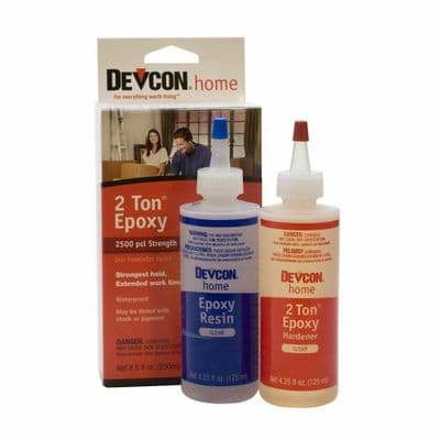 Devcon DEV33345 Super Strength 2 Ton Waterproof Epoxy Glue 8.5 fl oz 250ml