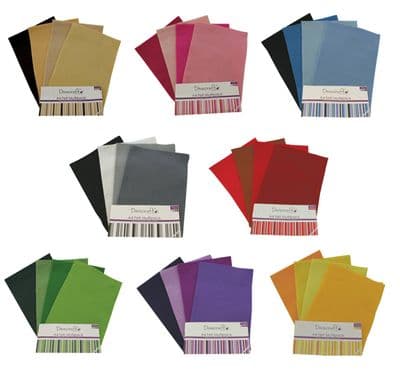 Dovecraft   Felt   Sheets   8 X A4 sheets   per   pack - VARIOUS COLOURS