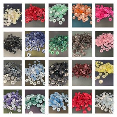 Fish Eye Buttons-Various Colours~Sizes~Quantity~Premium Quality~SameDay Dispatch