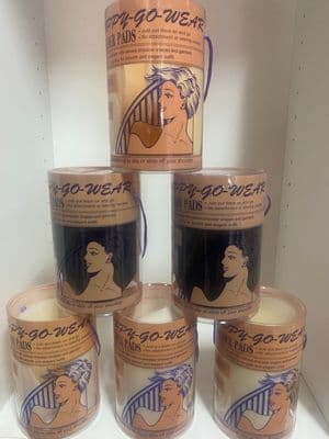 Happy-Go-Wear Shoulder Pads Shaped To Fit Slip Resistant - Black-White-Beige