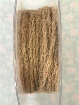 Hessian Twisted Rope 3mm ~ MASSIVE 20 METER LENGTH  ~ SAME DAY DISPATCH