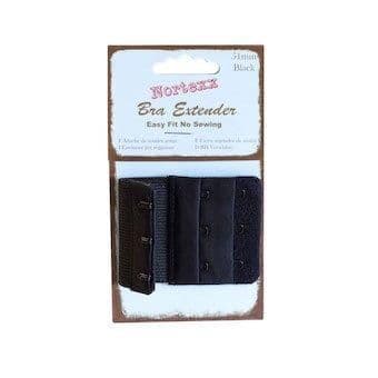 Nortexx Bra Extenders 3 HOOKS, 51MM- VARIOUS COLOURS