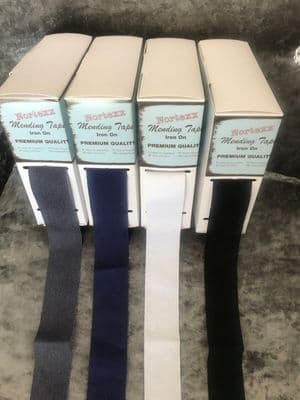 Nortexx Cotton Mending Repair Tape - Iron On - Premium Quality- 100% Cotton