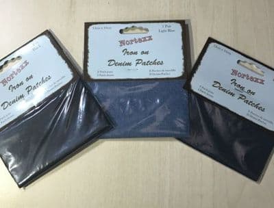 Nortexx Denim Repair Patches - VARIOUS COLOURS