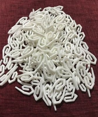 Plastic Curtain Hooks White for all Curtains with Curtain Rings & Heading Tape ~VARIOUS QUANTITIES~