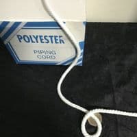 Polyester Piping Cord- SIZE 4, 4 MM-VARIOUS LENGTHS