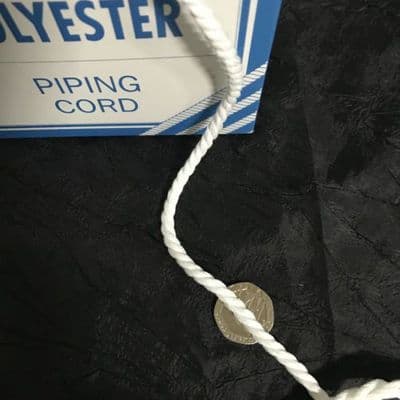 Polyester Piping Cord- SIZE 4, 4 MM-VARIOUS LENGTHS