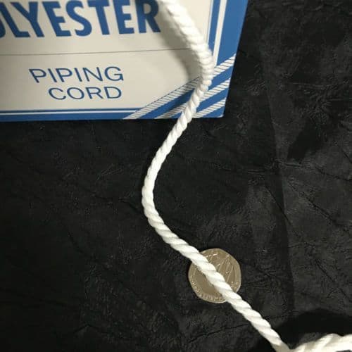 Polyester Piping Cord- SIZE 4, 4 MM-VARIOUS LENGTHS